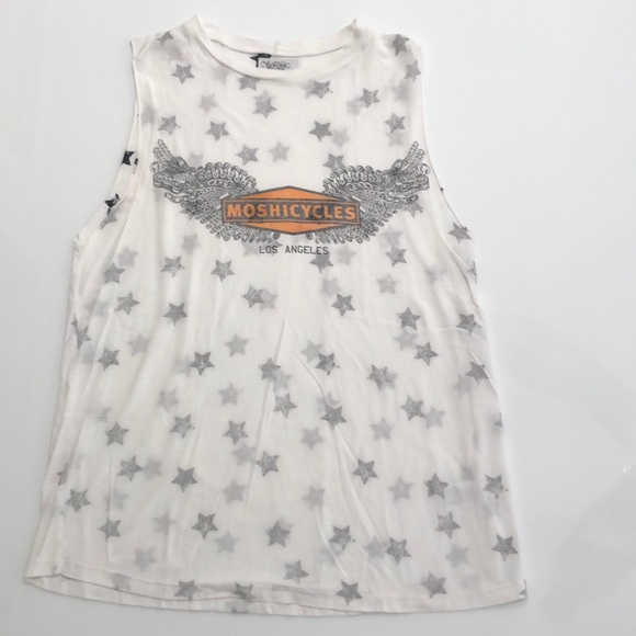 Lauren Moshi Star MoshiCycles Tank Top - Picture 1 of 7